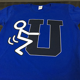 Samarreta de impresión de camiseta azul por impresora de camiseta A2 WER-D4880T