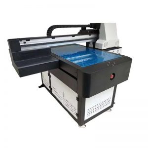 máquina de impresión dixital de inxección de tinta UV para viño de auga botellas de plástico de cerámica de vidro de aceiro WER-ED6090UV